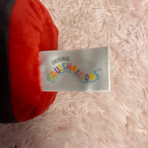 Squishmellow Plush Bear Toy in Red, Blue, and Yellow NWOT - Picture 4 of 4